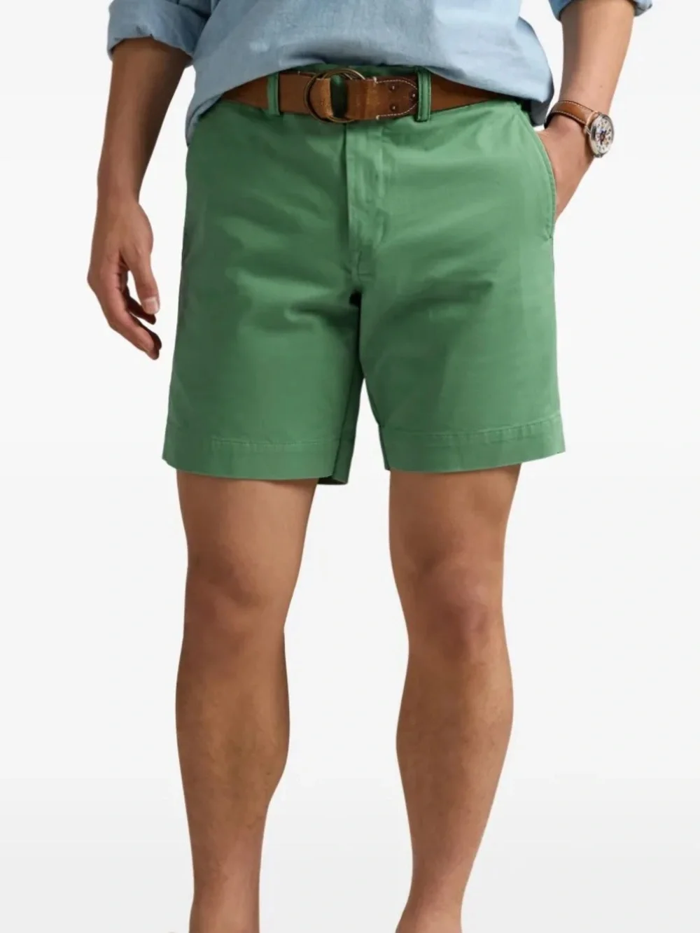 Polo Ralph Lauren green stretch slim fit shorts size 42